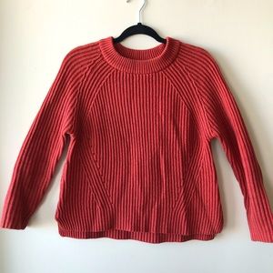 Burnt Orange Knit Sweater